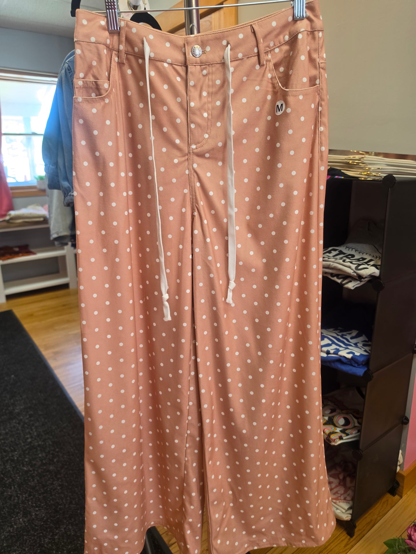 Khaki Polka Dot Pants