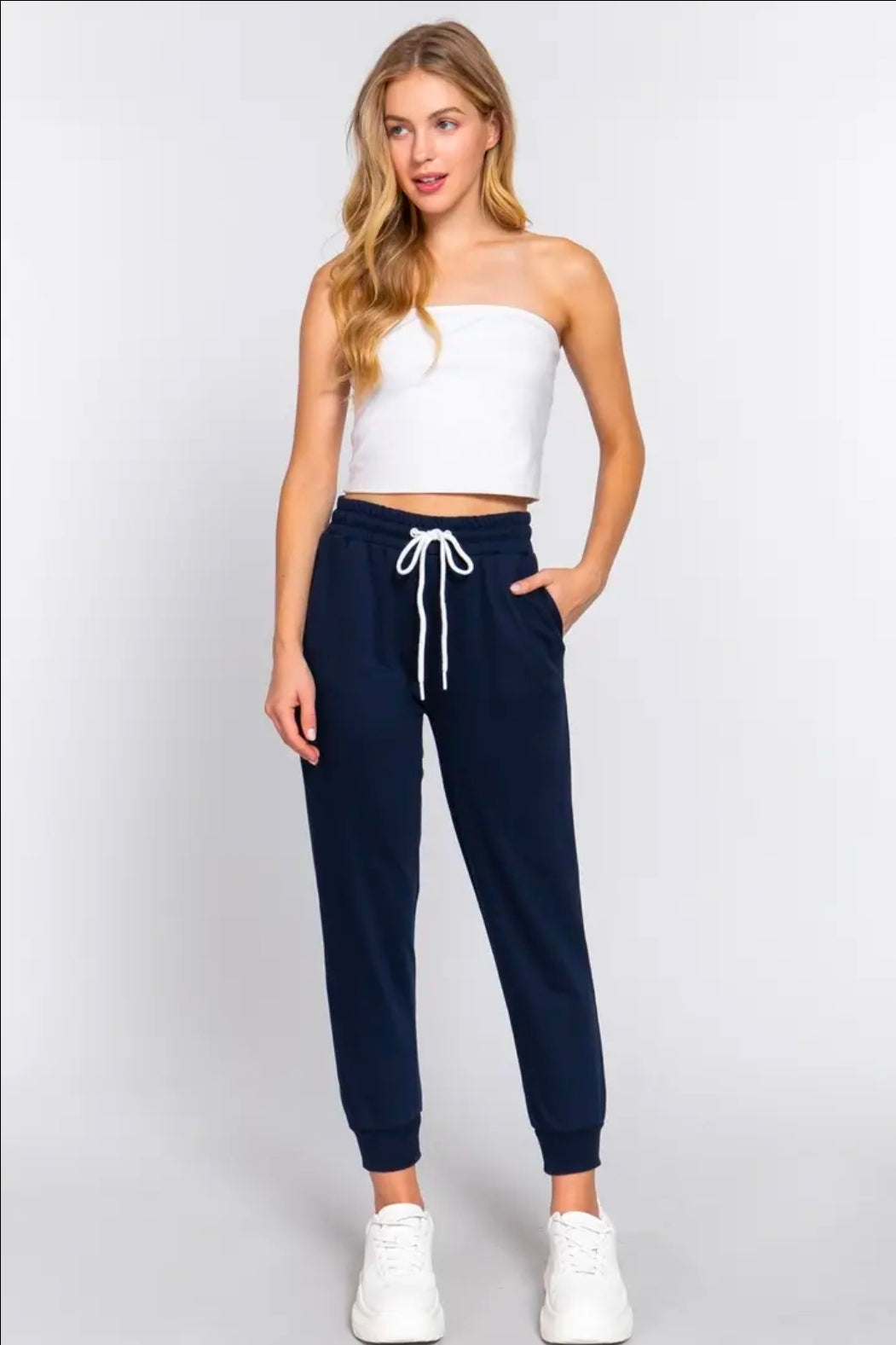 Navy joggers