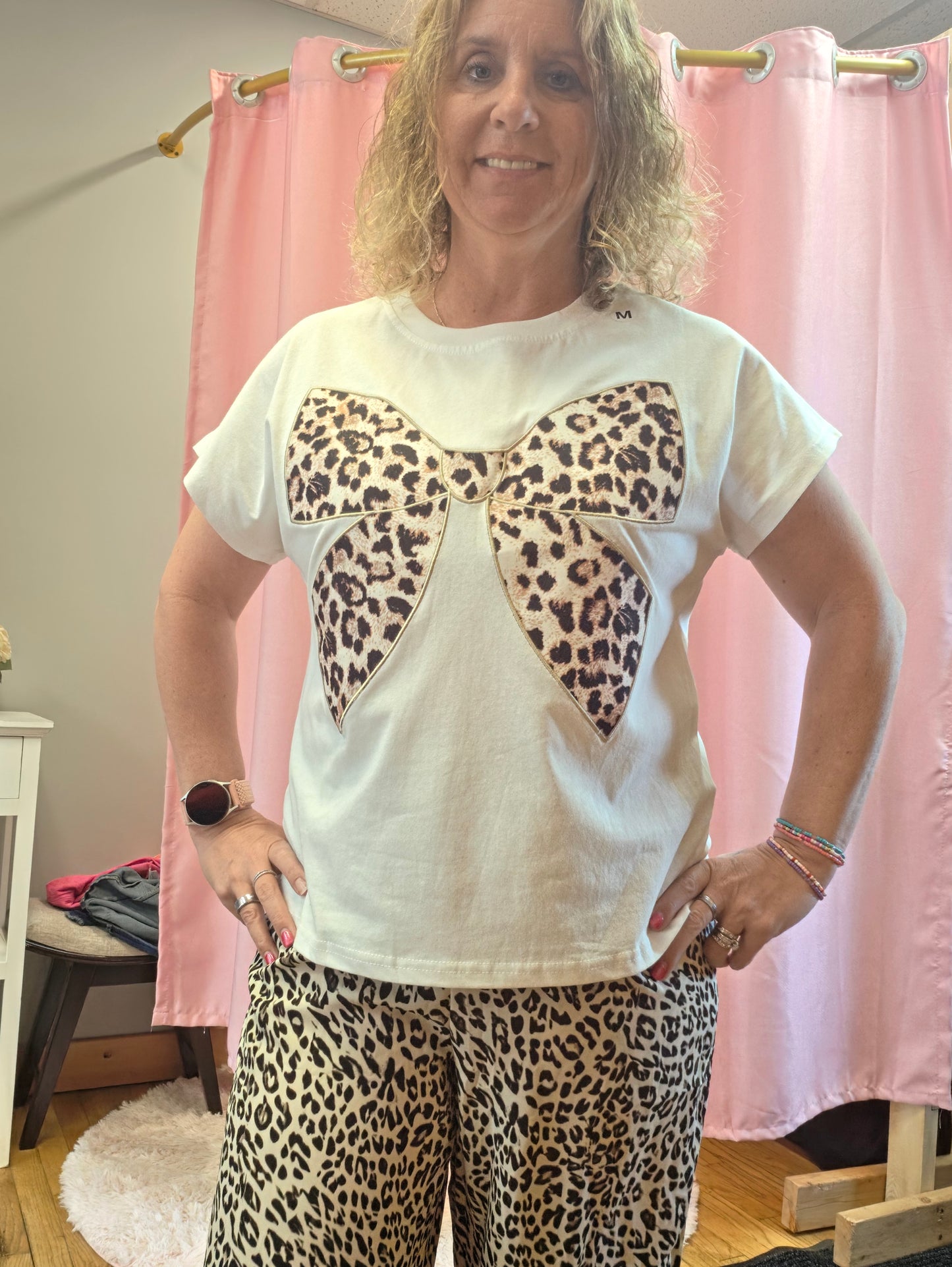Leopard Bow Shirt