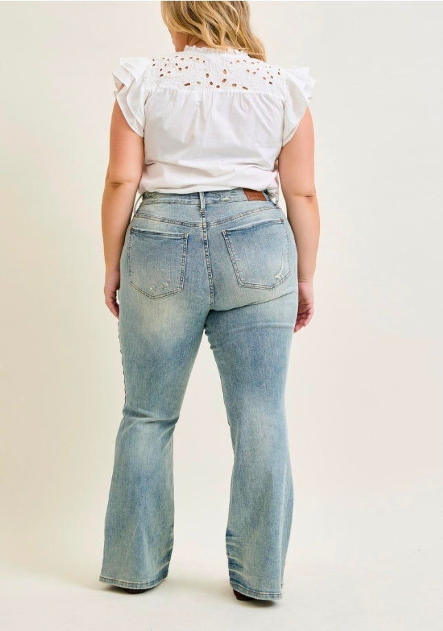 Plus Judy Blue Midrise Flare