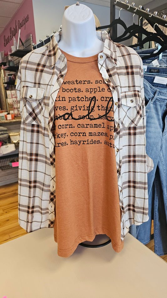 Brown Flannel