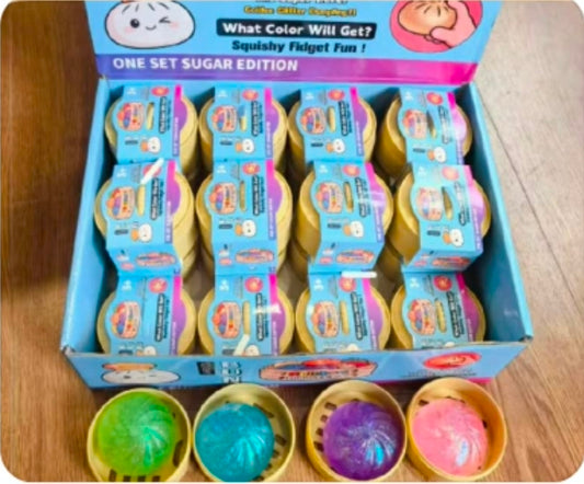Mini glitter dumplings