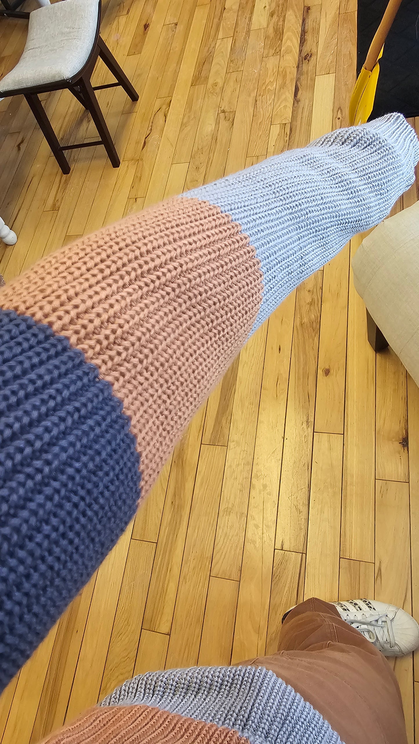 Chestnut Colorblock Sweater