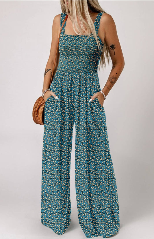 Green jumpsuit