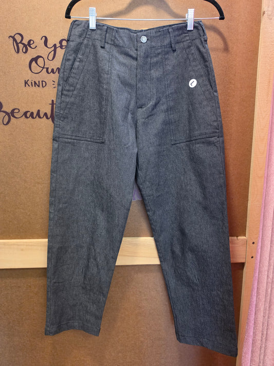 Black Denim Cropped
