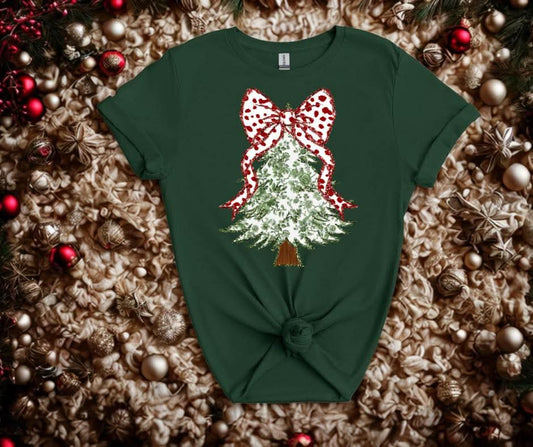 Green Toile Tree shirt