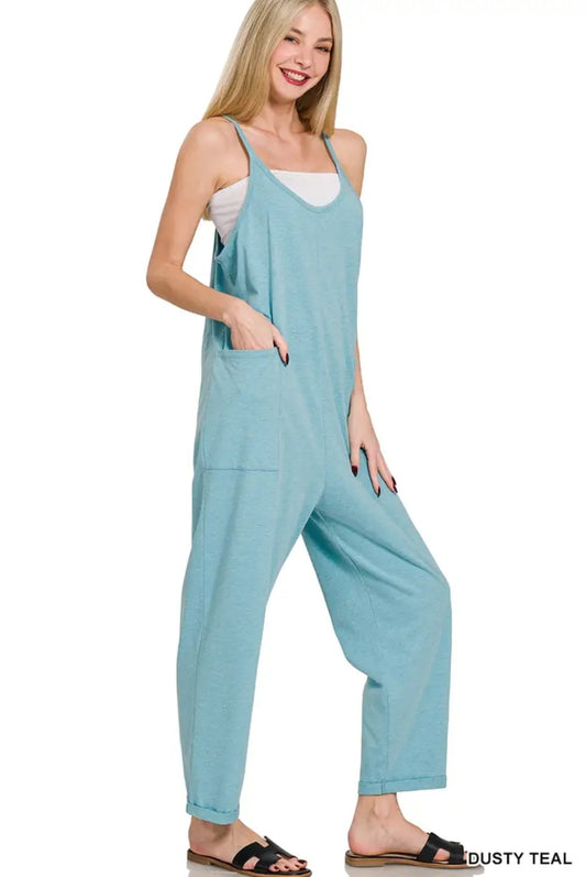 Teal Jumpsuit