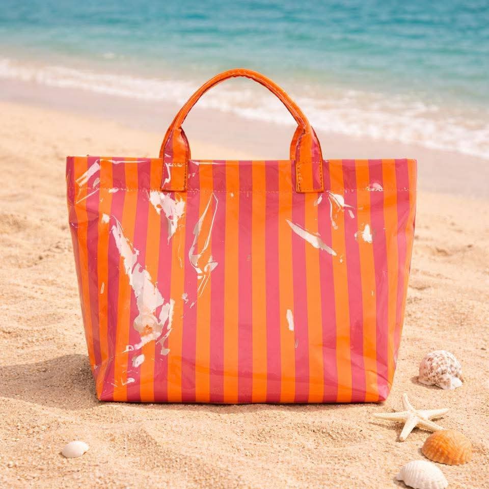 Orange/Pink Beach/Pool Bag