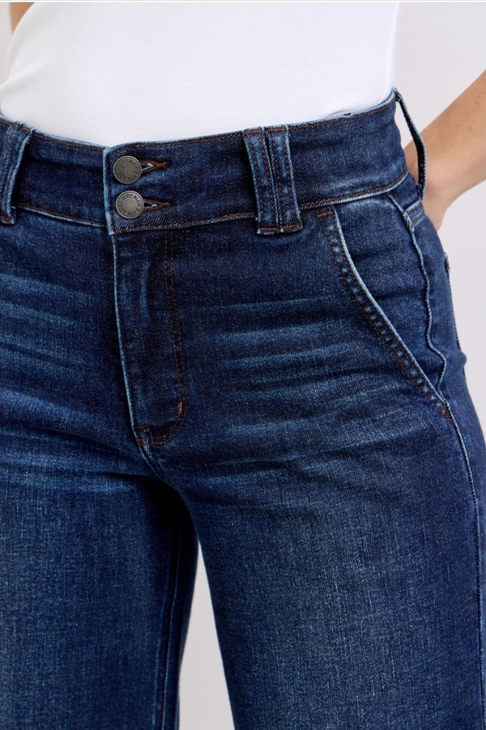 Judy Blue High Waist Wide Leg Jeans